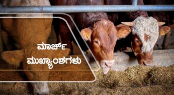 ಮಾರ್ಚ್‌ನ ಅಗ್ರಿ ಹೈಲೈಟ್‌ಗಳು